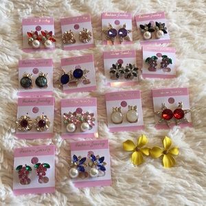 Earings Never used New